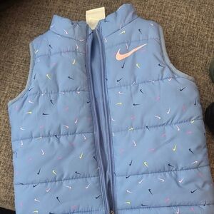 Nike Kids Blue Puffer Vest